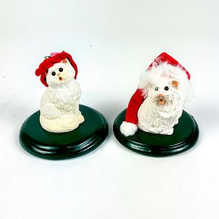 2pc Byers Choice Christmas Figurines, The Carolers