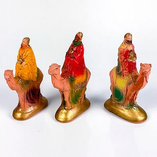 3pc Ceramic Nativity Figures, Three Kings of The Nativity