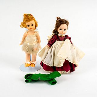2pc Vintage Madame Alexander Dolls