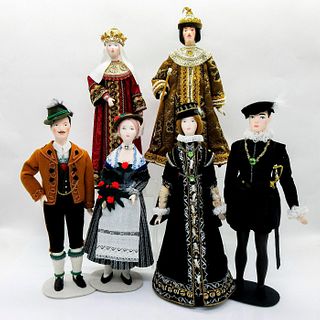 6pc Russian Porcelain Dolls