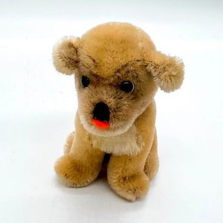 Vintage Steiff Little Sitting Puppy Stuffed Animal