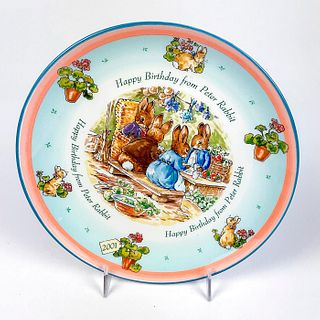 Wedgwood Beatrix Potter Peter Rabbit, Birthday Plate