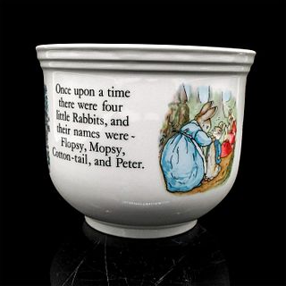 Wedgwood Etruria Bowl/Planter, Beatrix Potter, Mrs. Rabbit
