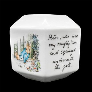 Peter Rabbit Wedgwood Hexagon Porcelain Money Bank