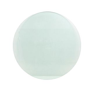 CUBIERTA. SXX. Elaborada en vidrio. Diseño circular. 140 cm de diámetro