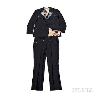 Marty Stuart     Black Nudie Suit