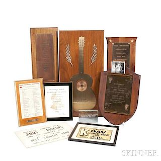 Little Jimmy Dickens     Seven Music Industry Award Plaques