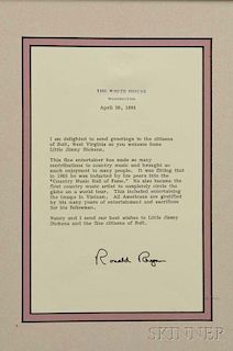 Little Jimmy Dickens     Presidential Letters of Appreciation
