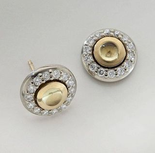 Carla Morrison diamond and golden beryl earrings