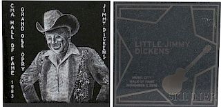 Little Jimmy Dickens     Two Souvenir Tiles