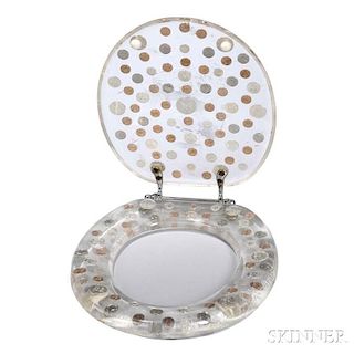 Little Jimmy Dickens,   Coin-embedded Lucite Toilet Seat