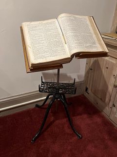 Book stand and Bible