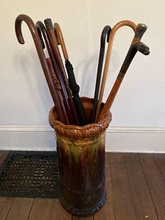 Umbrella Stand and Canes