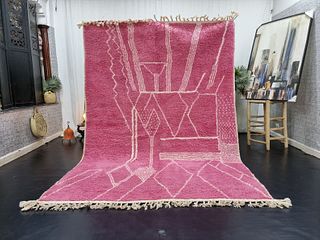 Luxurious Authentic Soft Pink Rug