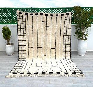 Beautiful Authentic Soft White Rug