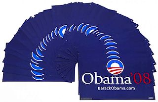 44 Obama '08 Campaign Signs