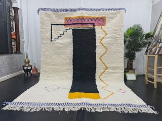 Artistic Handmade Wool Rug