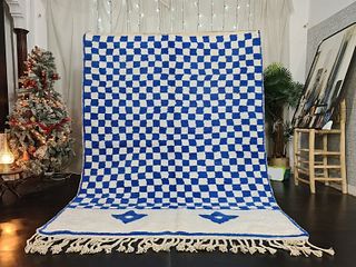 Stunning Authentic Blue & White Rug