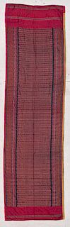 Cambodian Silk Ikat, Early 20th C