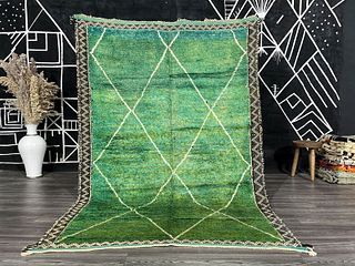 Stunning Green Authentic Rug