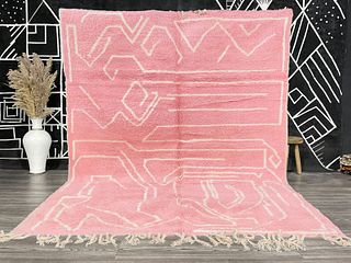 Stunning Authentic Sof Pink Rug