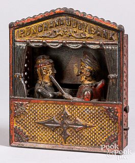 Punch & Judy cast iron mechanical bank
