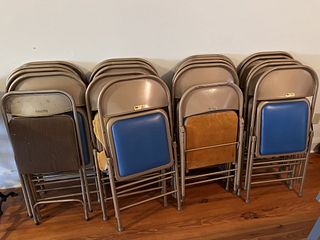 Large Group of Folding Chairs