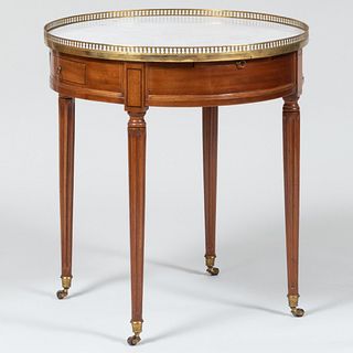 Louis XVI Ormolu-Mounted Mahogany Bouillotte Table