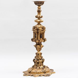 Continental Baroque Style Gilt-Bronze TorchÃ¨re, Possibly Italian