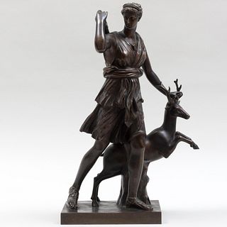French Bronze Model of Diana the Huntress