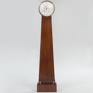 Austrian Late Neoclassical Mahogany Long Case Clock, Vienna