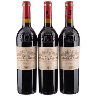 Château Latour - Laguens. Cosecha 2001. Grand Vin de Bordeaux. France. Niveles: en el cuello. Piezas: 3.