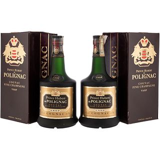 Prince Hubert de Polignac. Fine Champagne. Cognac. France. Piezas: 2.