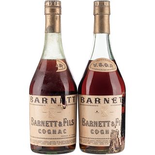 Barnet & Fills. V.S.O.P. Cognac. France. Piezas: 2.