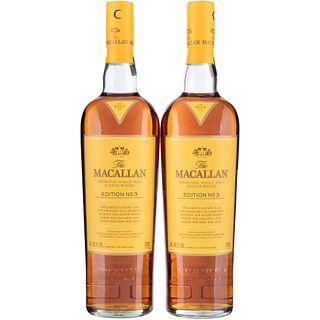 The Macallan. Edition No. 3. Single Malt. Scotch Whisky. Piezas: 2.