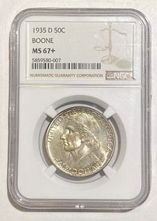 1935 D Boone NGC MS-67+