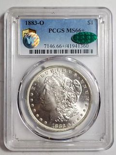 1883 O Morgan Dollar PCGS MS-66+ CAC Sight White