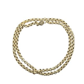 Antique Victorian Gold Chain Necklace
