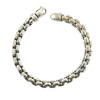 David Yurman Silver Box Chain Bracelet