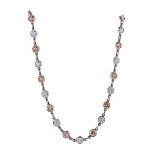 Platinum 5.00ctw Diamond Necklace