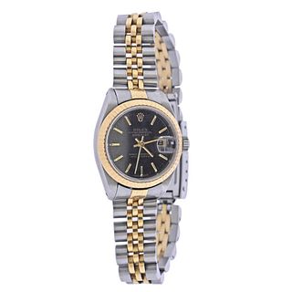 Rolex Datejust Two Tone 26mm Automatic Ladies Watch 69173
