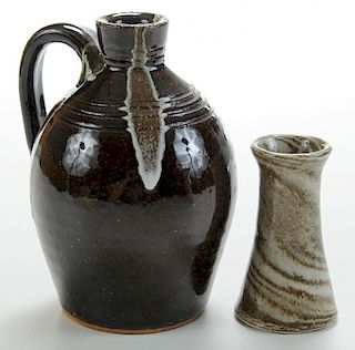 Two Pieces Charles Lisk Pottery