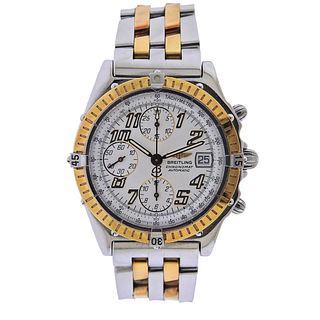 Breitling Chronomat Steel Gold Watch D13350