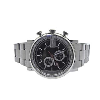Gucci G-Chronograph Diamond Quartz Watch YA101324