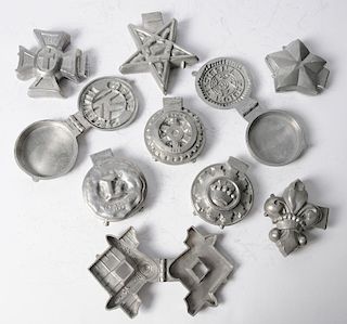 Ten Emblem and Medallion Form Ice
