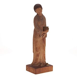 Teiji Tsuda, wood sculpture