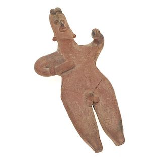 Mexican archaic terra cotta figurine of a man