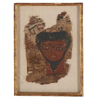 Egyptian Coptic tomb textile fragment