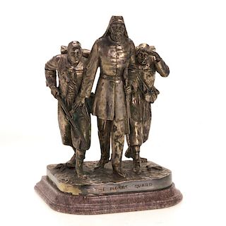 John Rogers, bronze sculpture