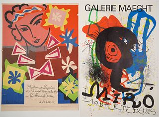 Henri Matisse (after) (French, 1869-1954) and Joan Miro (after) (Spanish, 1893-1983)